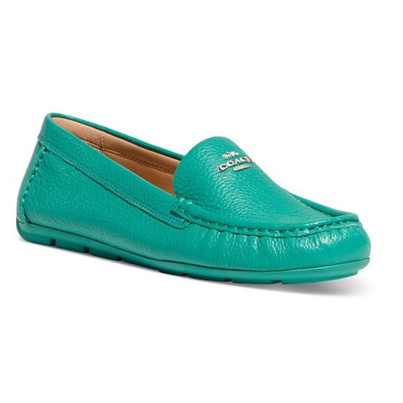 Coach Women's Marley Driver Loafers Bright Green - 11M - Picture 1 of 5